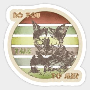 Katze: Do you talk to me? Sticker